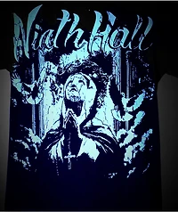 Ninth Hall Prayers Glow In The Dark Black T-Shirt
