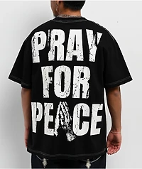 Ninth Hall Prayers Glow In The Dark Black T-Shirt