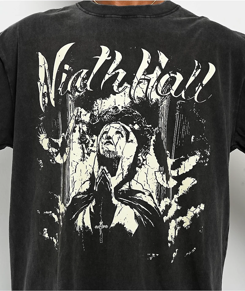 Ninth Hall Prayers Vintage Black Long Sleeve T-Shirt