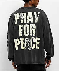 Ninth Hall Prayers Vintage Black Long Sleeve T-Shirt