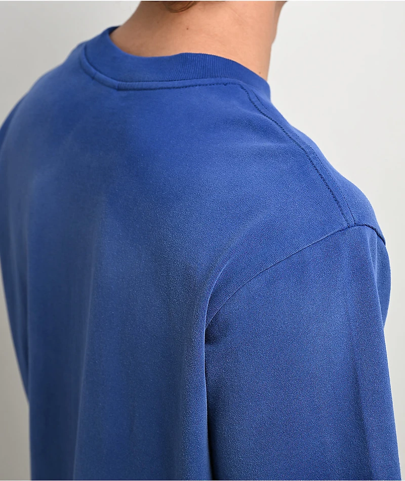 Ninth Hall Queens Blue Heavyweight Boxy T-Shirt