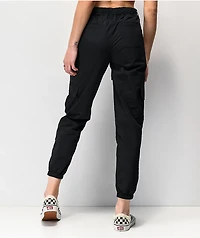 Ninth Hall Raines Buckle Belt Black Cargo Pants