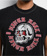 Ninth Hall Red Eye Black Tank Top