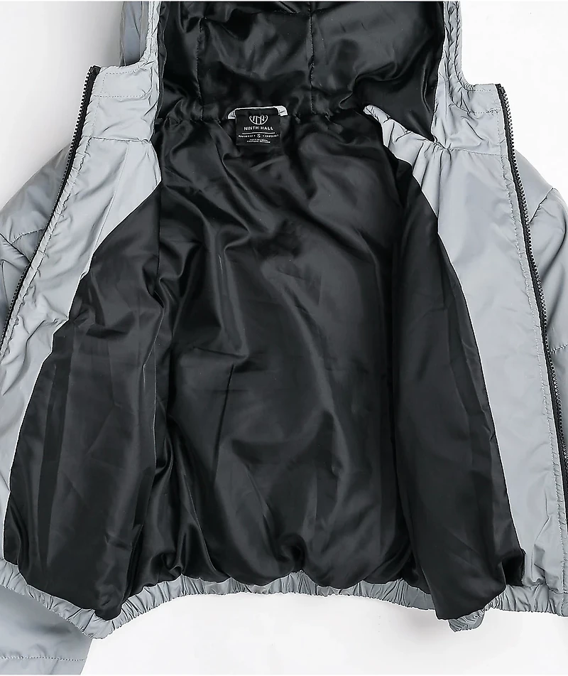 Ninth Hall Reflect Silver Puffer Jacket