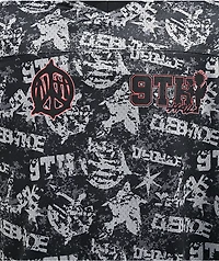 Ninth Hall Reject Black Crop Football Jersey