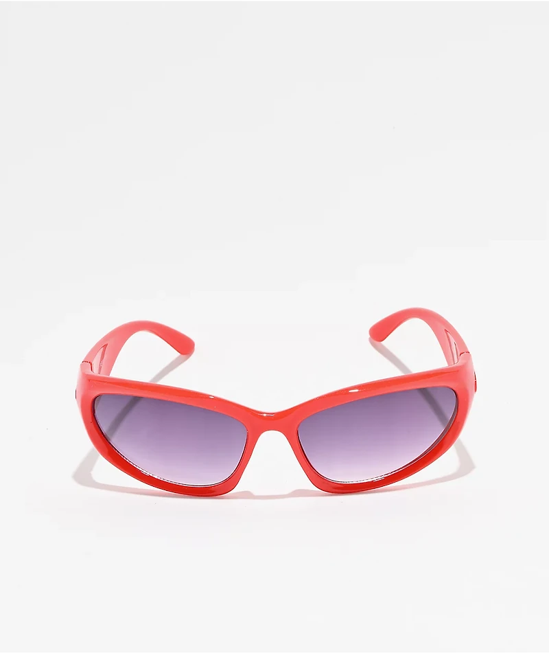 Ninth Hall Rev Red Sunglasses