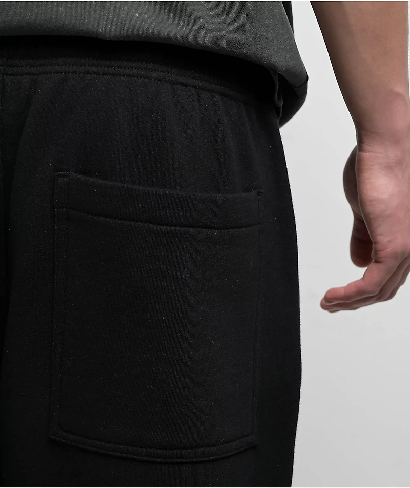 Ninth Hall Rhinestone Black Oversized Sweatpants