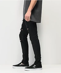 Ninth Hall Rogue Black Shredded Jeans