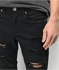 Ninth Hall Rogue Black Shredded Jeans