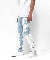 Ninth Hall Rogue Blotter Blue Wash Flare Denim Jeans