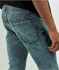 Ninth Hall Rogue Blue Acid Wash Skinny Jeans