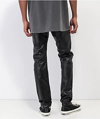 Ninth Hall Rogue Coated Denim Black Skinny Jeans
