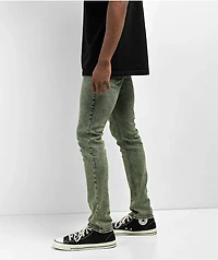 Ninth Hall Rogue Yellow Acid Wash Skinny Jeans