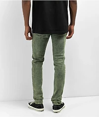 Ninth Hall Rogue Yellow Acid Wash Skinny Jeans