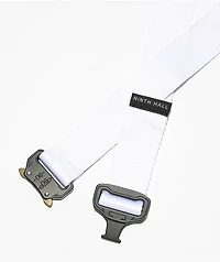 Ninth Hall Salver White Web Belt