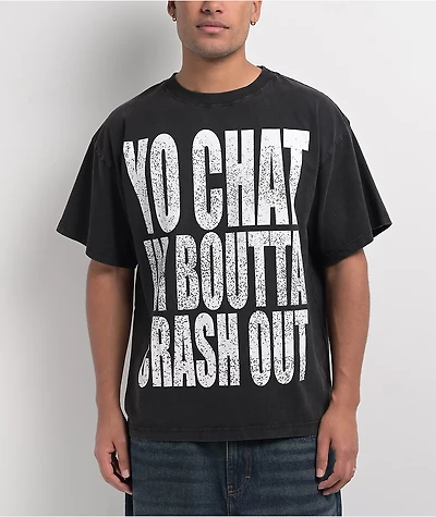 Ninth Hall Say It To My Face Black T-Shirt