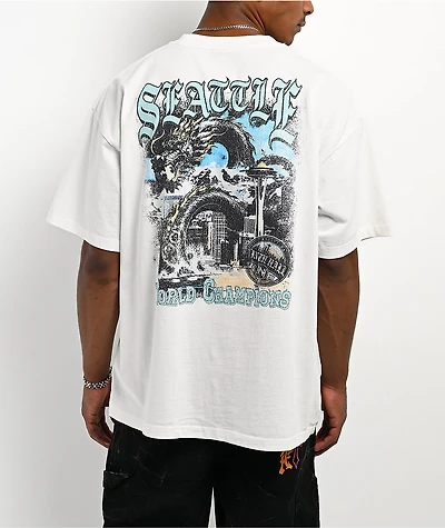 Ninth Hall Seattle Soccer League White T-Shirt