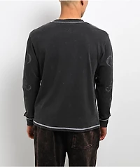 Ninth Hall Second Coming Black Wash Long Sleeve T-Shirt