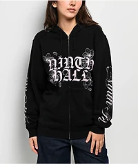 Ninth Hall Serenity Black Zip Hoodie