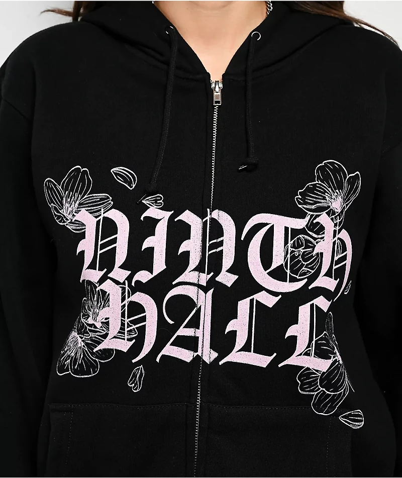 Ninth Hall Serenity Black Zip Hoodie