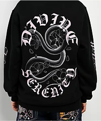 Ninth Hall Serenity Black Zip Hoodie