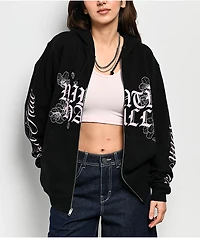 Ninth Hall Serenity Black Zip Hoodie