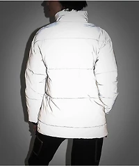 Ninth Hall Shae Reflective Silver Puffer Jacket