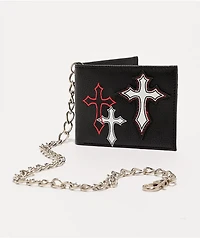Ninth Hall Signal Black Chain Wallet