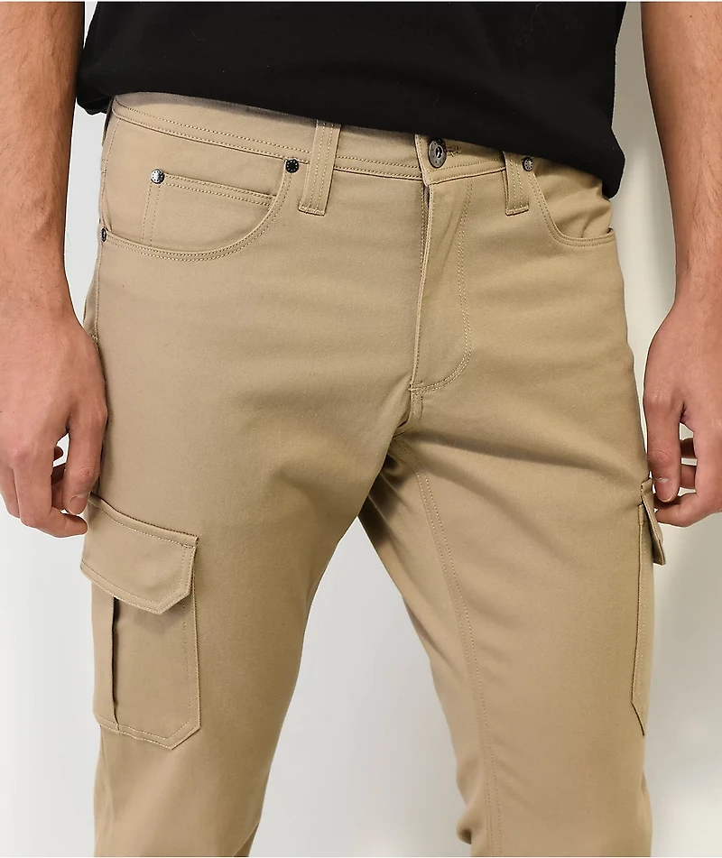 Ninth Hall Signal Khaki Flare Cargo Pants