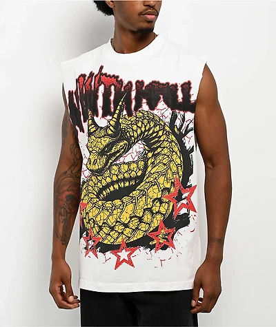 Ninth Hall Snarky White Tank Top