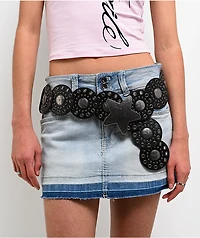 Ninth Hall Soleil Disc Western Black Belt