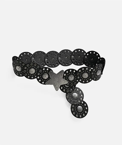 Ninth Hall Soleil Disc Western Black Belt