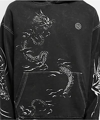 Ninth Hall Speak Easy Washed Black Hoodie