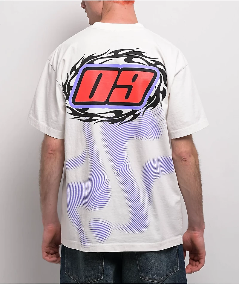 Ninth Hall Speed Racer White T-Shirt