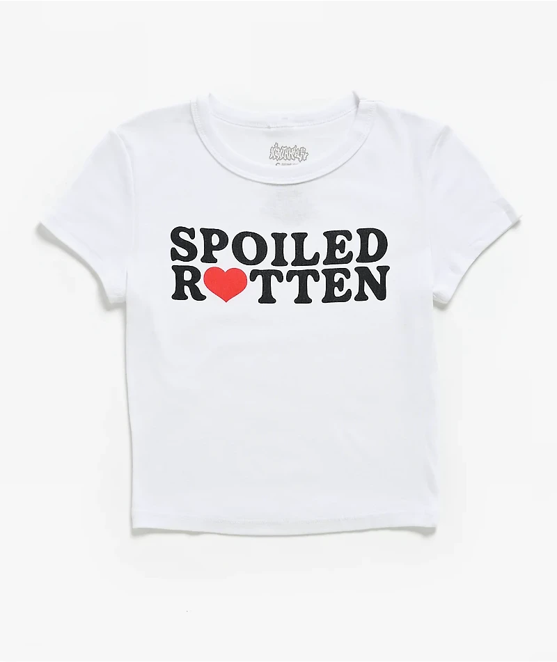 Ninth Hall Spoiled Rotten White T-Shirt