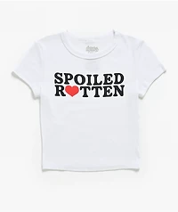 Ninth Hall Spoiled Rotten White T-Shirt