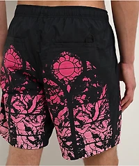 Ninth Hall Stained Glass Black Board Shorts