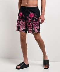Ninth Hall Stained Glass Black Board Shorts