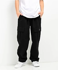 Ninth Hall Stash Black Cargo Sweatpants