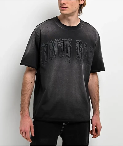Ninth Hall Stone Fein Black Wash T-Shirt