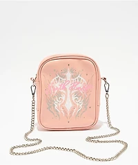 Ninth Hall Stone Rose Pink Crossbody Bag
