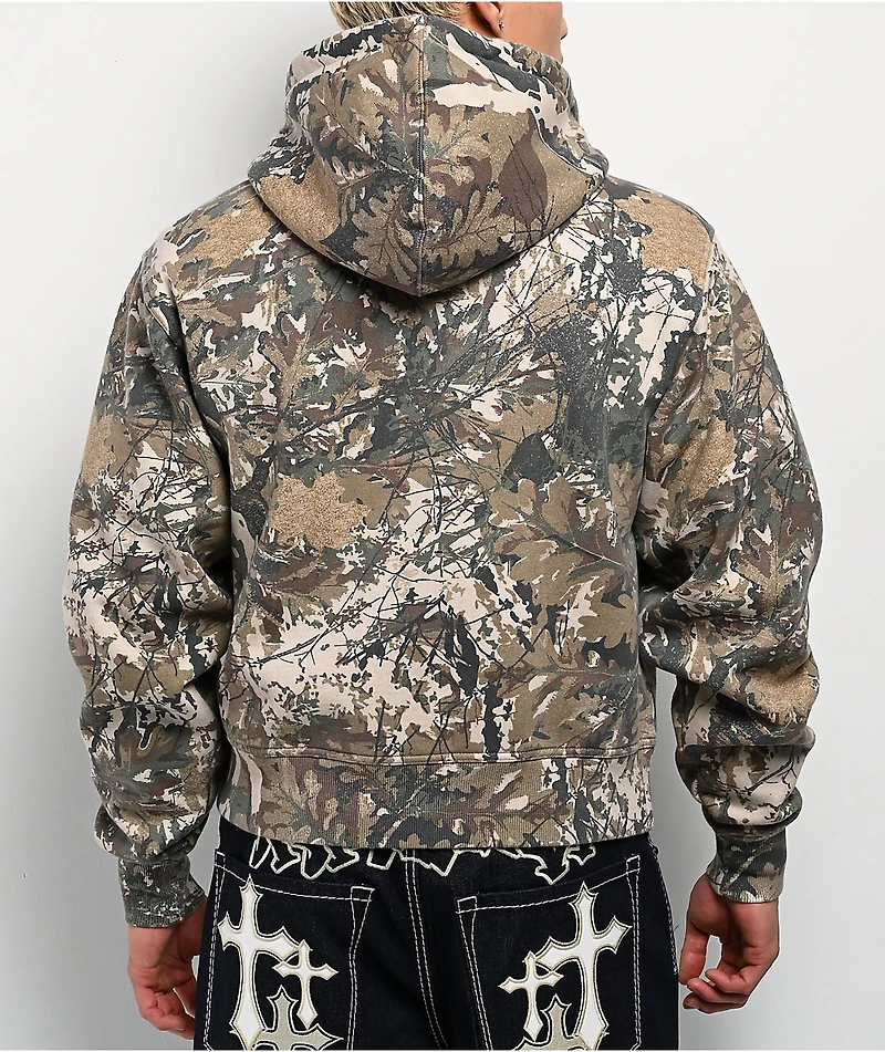 Ninth Hall Swamp Smoke Camo Zip Hoodie