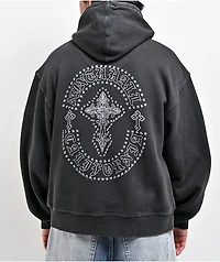 Ninth Hall Tone Def Charcoal Wash Hoodie
