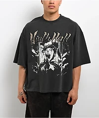 Ninth Hall Too Many Birds Grey Wash T-Shirt