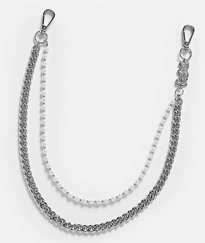 Ninth Hall Tout Silver & Pearl Pocket Chain