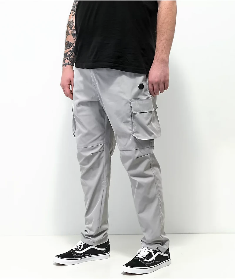 Ninth Hall Trance Light Grey Cargo Pants