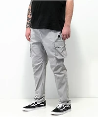 Ninth Hall Trance Light Grey Cargo Pants