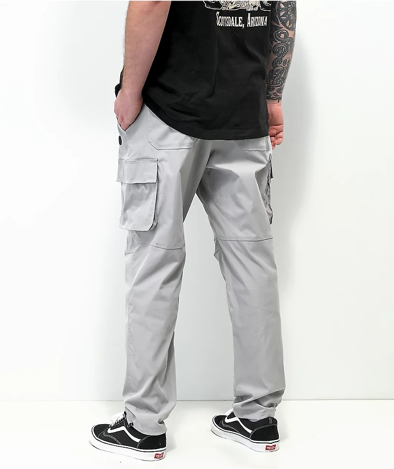 Ninth Hall Trance Light Grey Cargo Pants