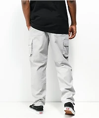 Ninth Hall Trance Light Grey Cargo Pants