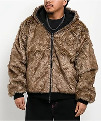 Ninth Hall Trip Black & Faux Fur Reversible Jacket